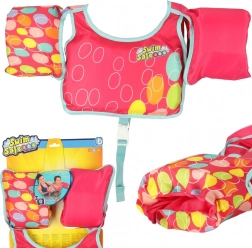 Rosa Kinder-Schwimmweste mit Flügeln Bestway 3-6 Jahre, 19-30 kg