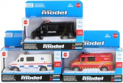 Metallisches Rettungsauto mit Freilauf