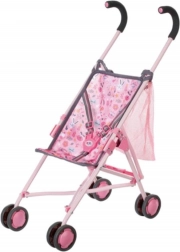 BABY born Puppenwagen mit Einkaufskorbnetz, klappbar