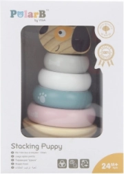 Holz-Steckpyramide Hund POLARB