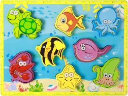 Holz-Steckpuzzle Unterwasserwelt