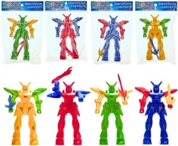 Transform Warrior Star Mission – Set aus Roboterfiguren, 4 Varianten