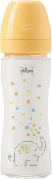 Chicco Glas-Babyflasche Perfect Easy 240 ml mit langsamem Fluss 0m+