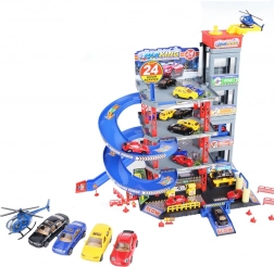 Woopie mehrstöckiges Parkhaus mit Waschanlage, Aufzug und Hubschrauber