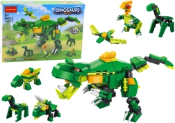 Dinosaurier-Bausteine 6-in-1 Dinosaur DIY Set 160 Teile.