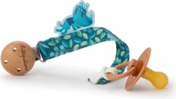 Schnullerclip mit Nashorn Marius