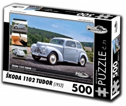 Puzzle Retro-Autos Škoda 1102 Tudor 500 Teile