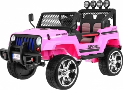 Kinder-Geländewagen Raptor Drifter 4x4 pink mit Fernbedienung, LED und MP3