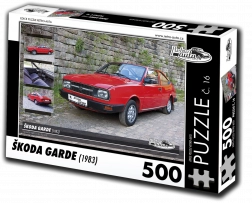 RETRO-AUTA Puzzle Škoda Garde 1983 500 Teile