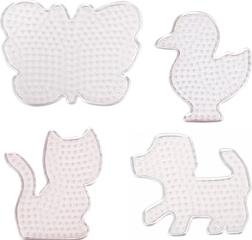 Playbox Steckplatten für Bügelperlen – Tiere, 4 Stk.
