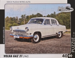RETRO-AUTA Puzzle Wolga GAZ 21 (1967) 40 Teile