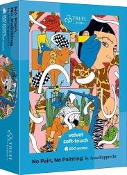 Trefl Puzzle Velvet Soft Touch UFT 500 Teile – keine Schmerzen, keine Malerei