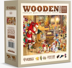 Holzpuzzle Wooden City Santas Werkstatt 1010 Teile