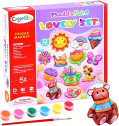 Kreativset zur Herstellung und Bemalung von Magneten