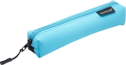 Schmales PU-Etui mit elastischem Band PASTELINI blau