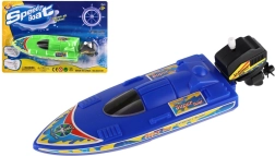 Wiky aufziehbares Motorboot für das Wasser 20 cm – 1 Stück