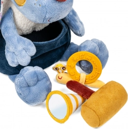 Textilspielzeug mit Aktivitäten Hund Jules