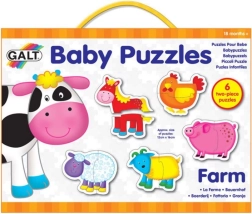 GALT Baby-Puzzle Bauernhof 6×2 Teile