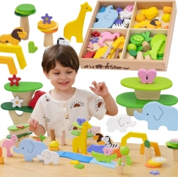 Viga Holzset Tropische Geschichten, 55 Teile