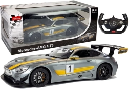R/C Auto Mercedes-AMG GT3 Rastar 1:14 Grau ferngesteuert