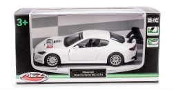 Metallmodell MASERATI GranTurismo MC GT4 1:43 mit öffnenden Türen und Pull-back