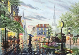Puzzle Sommerregen in Paris 2000 Teile