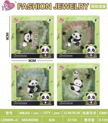 Panda-Schmuckset – rosa Kinderarmband