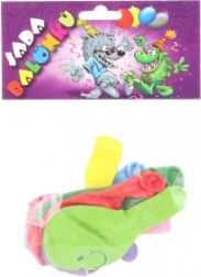 Aufblasbare Luftballons mit Smiley-Druck - 9 Stk.