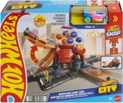 Spielset Hot Wheels City Kaugummi-Laden und Fahrzeug