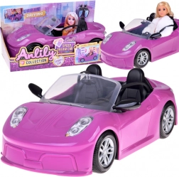 Lilanes sportliches Cabrio für Puppen für 2 Puppen
