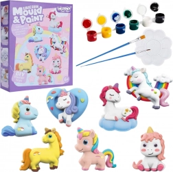 Woopie Kreativset Gipsabdrücke und Malen – Einhörner