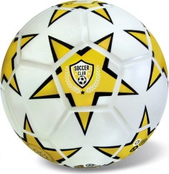 Gelber Soccer Club Ball 23 cm Gummi