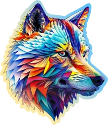 Holzpuzzle Noble Wolf 250 Teile WOODEN CITY