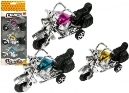 3er-Set Motorräder mit Rückzugmotor