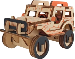 Holz 3D Puzzle Jeep