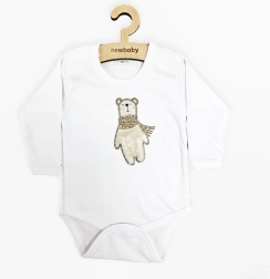 Babybody mit langen Ärmeln New Baby Polar Bear 86