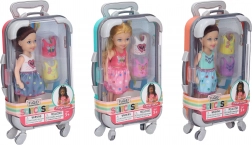 Puppe im Koffer 20 cm