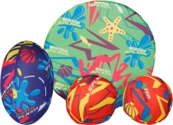 Wasserball- und Wurfscheiben-Set, 4-tlg.