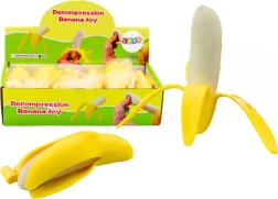 Gummischwamm zum Dehnen für Bananenschale, gelb