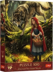 Puzzle Premium Plus 500 Rotkäppchen und der Wolf