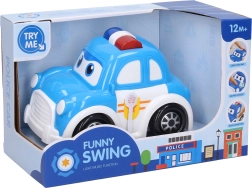 Polizeiauto mit Effekten 15 cm