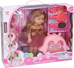 Puppe mit Zubehör Größe 35cm