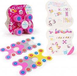 Clixo Tiny & Mighty Sparkle – magnetisches glitzerndes Konstruktionsset 9 Stk.