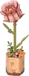 3D Holzpuzzle Rosa Rose ROBO TIME