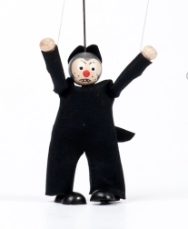 Gerlich Holzmarionette Wolf Richard 12 cm
