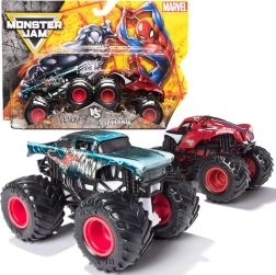 Monster Jam – Set mit 2 Monstertrucks 1:64 VENOM und THE AMAZING SPIDER-MAN