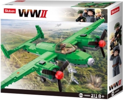 Sluban WWII Sowjetischer Bomber Tupolev TU-2 Bausatz