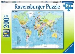 Ravensburger Weltkarte – Puzzle mit 200 Teilen