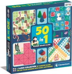 Klassisches Brettspiel-Set 50-in-1 CLEMENTONI