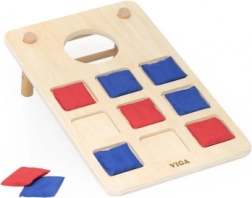 VIGA Wurfspiel 2-in-1 Tic-Tac-Toe + Cornhole